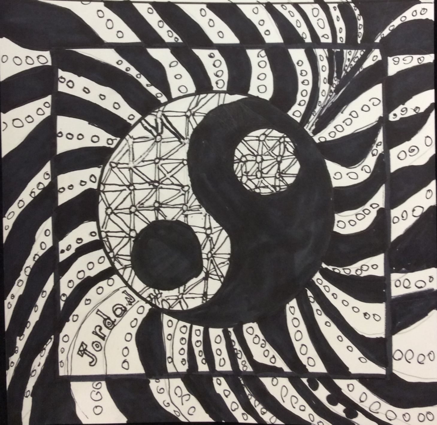 Peace Zentangle